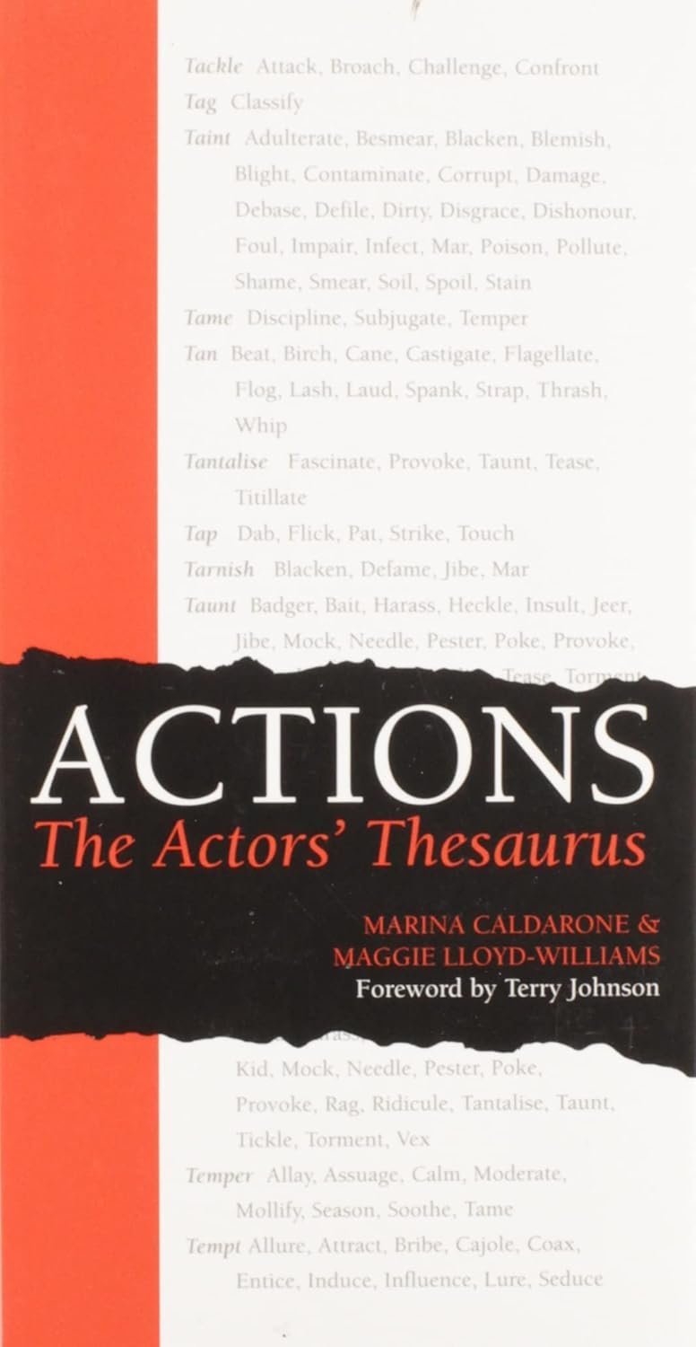 Unleashing Creativity: A Dive into "Actions: The Actors' Thesaurus"